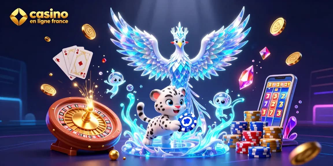 Découvrez les jeux de casino en ligne France avec un phoenix de glace et un léopard des neiges