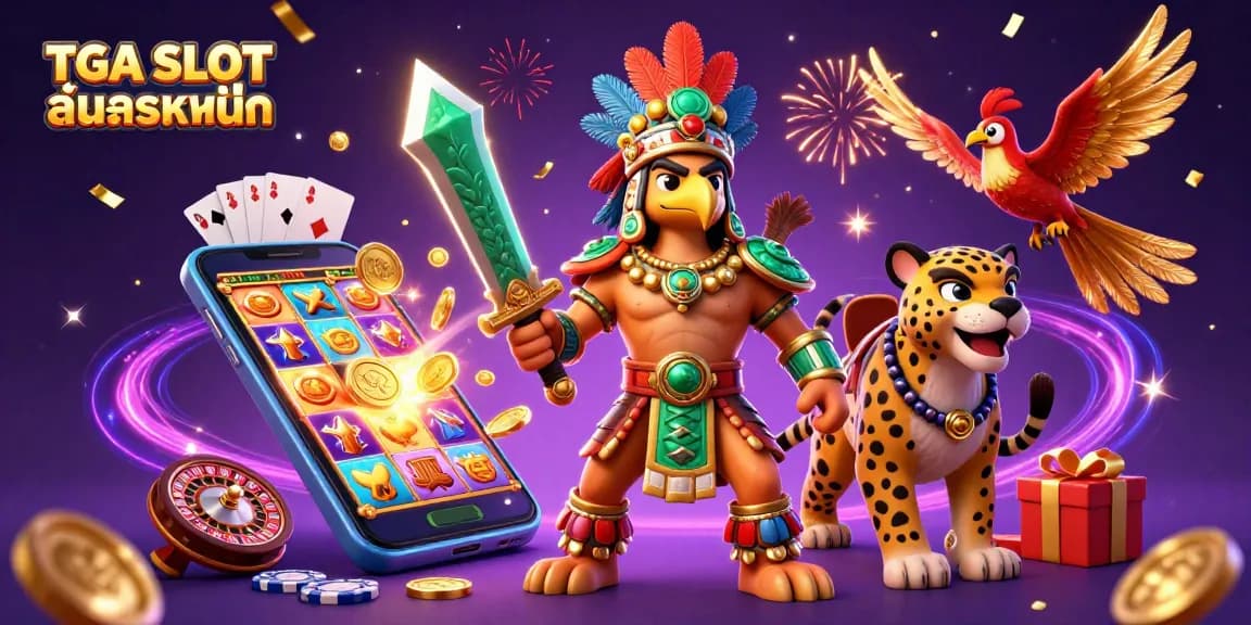 เล่นสล็อตออนไลน์ที่ TGA SLOT สมัครสมาชิก รับโบนัสพิเศษและประสบการณ์ใหม่ในการทำกำไร