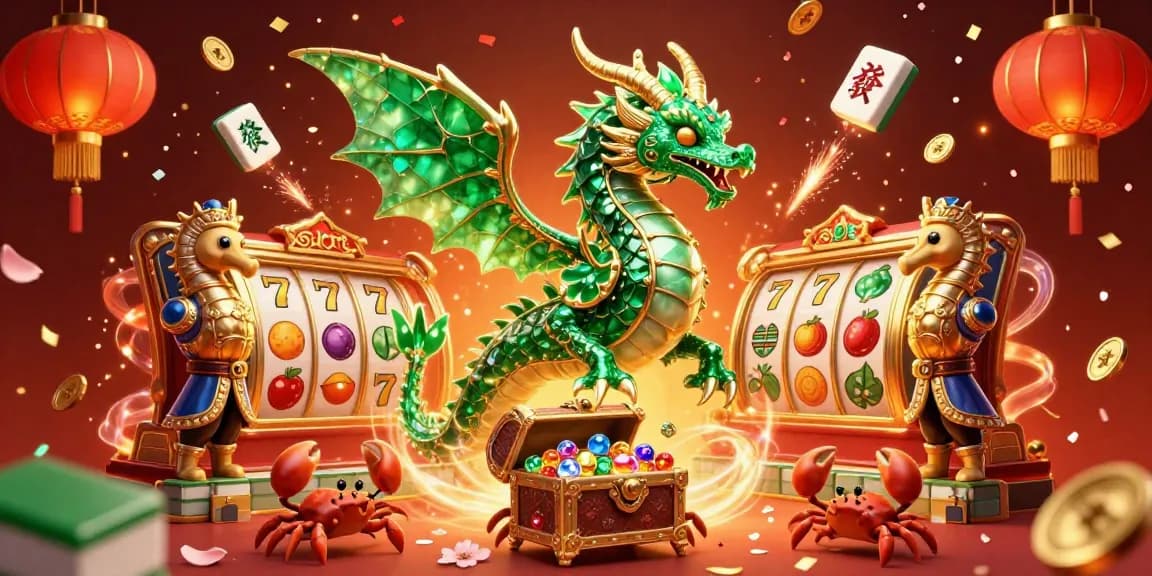 Engage in thrilling slot adventures while surrounded by vibrant casino elements.