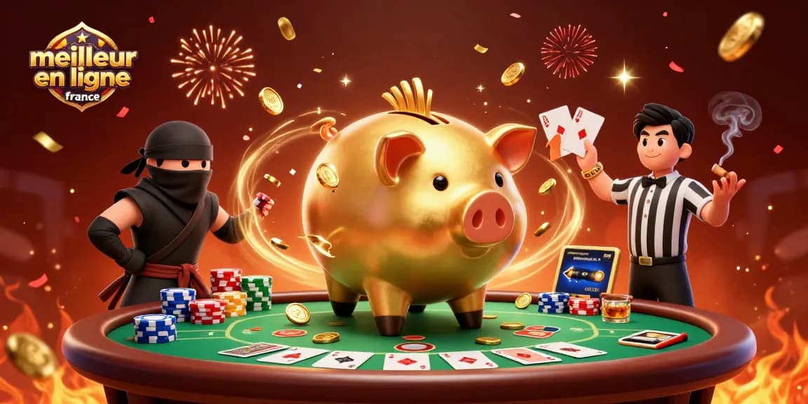 Jouer dans le meilleur casino en ligne France avec un personnage amusant et une ambiance festive.