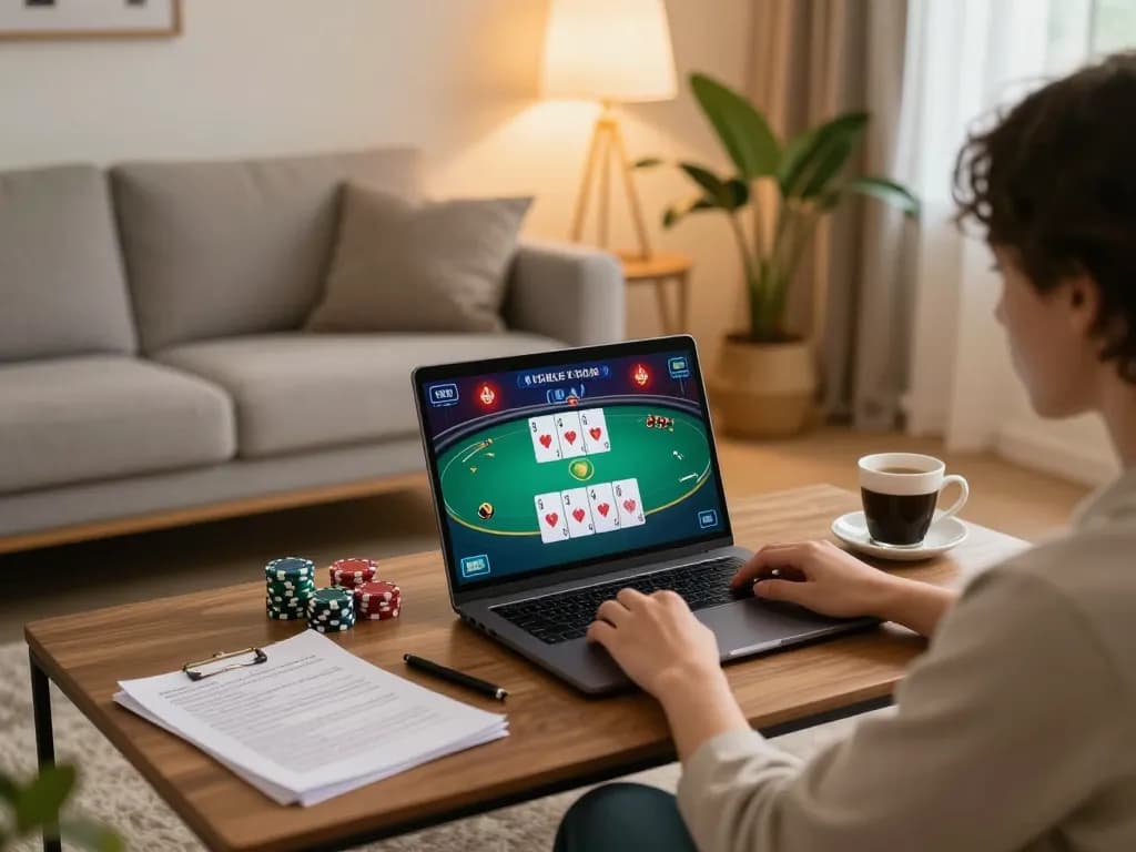 Engaging in online gambling on Open88 from a cozy home setup