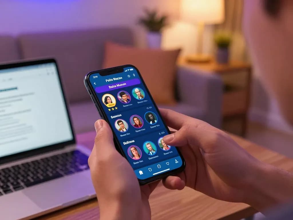 Paito macau betting app showcased on smartphone during an exciting gaming session at home, with strategic notes nearby for enhanced play.