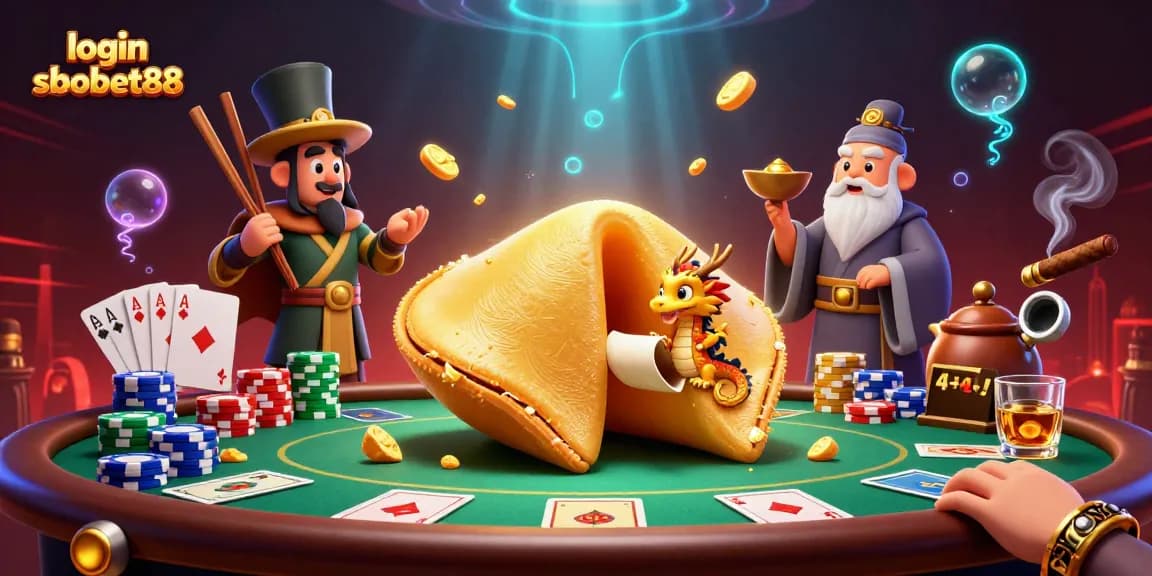 Engage in thrilling wins with login sbobet88 at this vibrant casino scene featuring poker and fantasy.