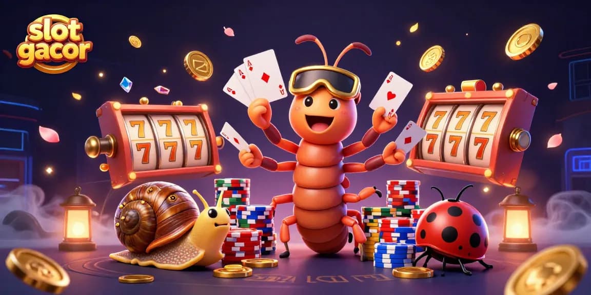 Experience the thrill of slot gacor with vibrant casino elements, 3D dealer, and winning combinations.