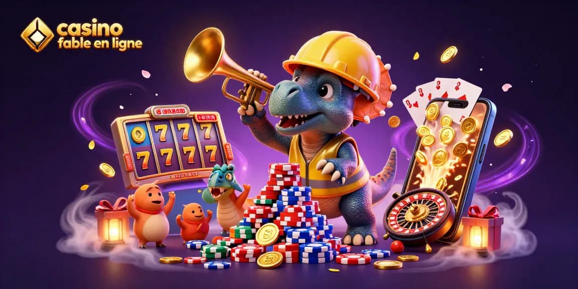 Construisez des piles de jetons dans un casino en ligne fiable avec un tricératops et des jeux flamboiants.
