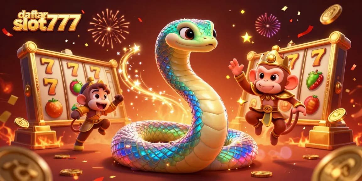 Engage with daftar slot777 through a vibrant world with slot reels shimmering in a magical scene.