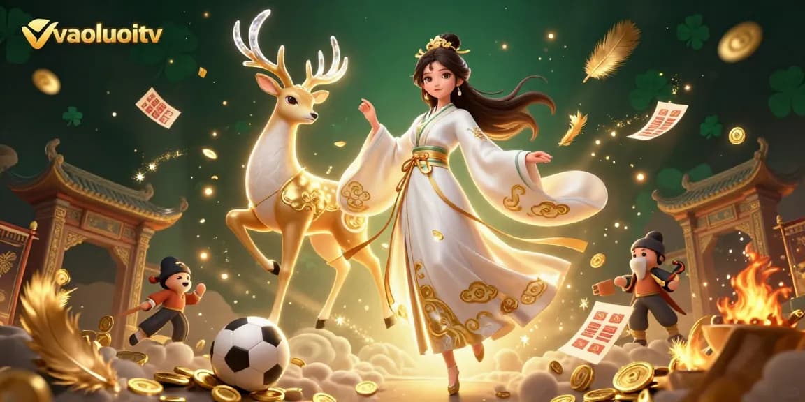 Experience thrilling sports betting action on vaoluoitv featuring dynamic characters and vibrant elements.