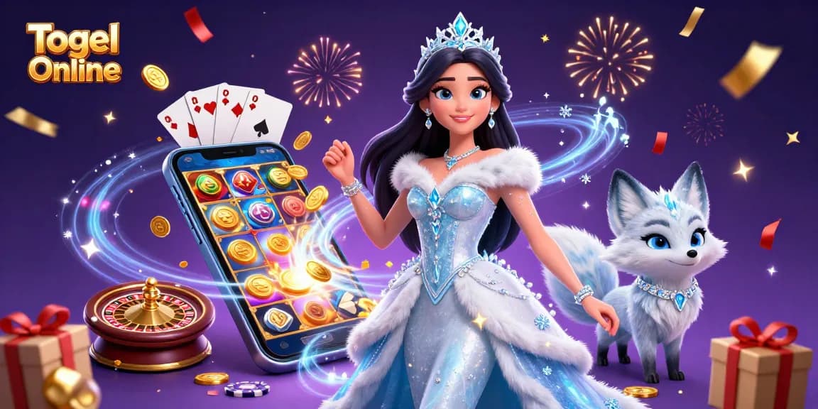 Engage in thrilling Togel Online games with the vibrant, celebratory casino atmosphere.