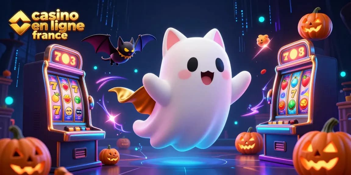 Jeux en ligne passionnants et fantomatiques au casino en ligne France avec des jack-o-lanterns animés.