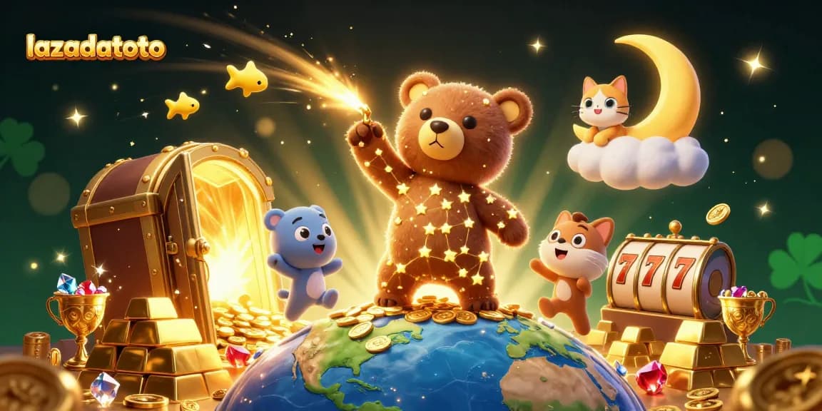 Bermain di lazadatoto dengan keseruan koin yang berkilauan di langit malam.