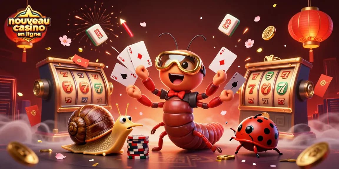 Engagez-vous dans l'univers du nouveau casino en ligne avec notre dealer millipède unique.