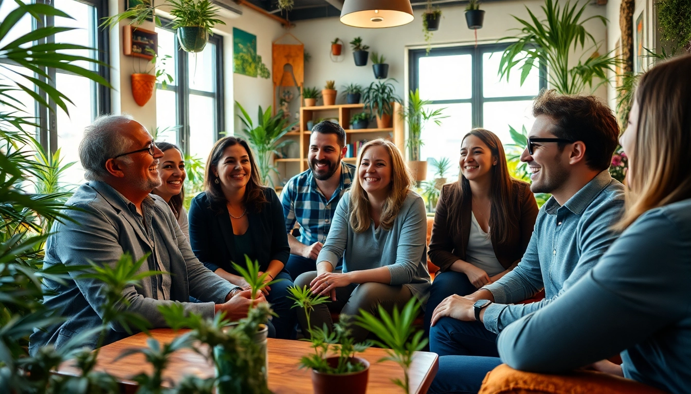 Experience the community vibe at Lloret de Mar Cannabis Club with engaging members and vibrant decor.