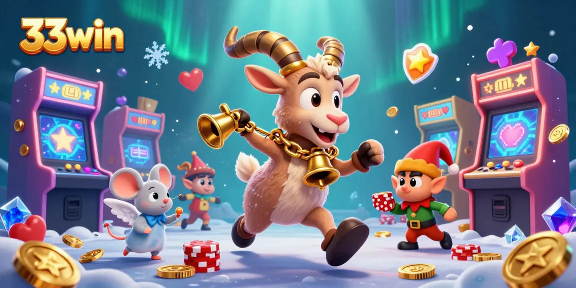 Experience the thrill of 33win as Krampus runs a festive casino, with games and mischief everywhere.