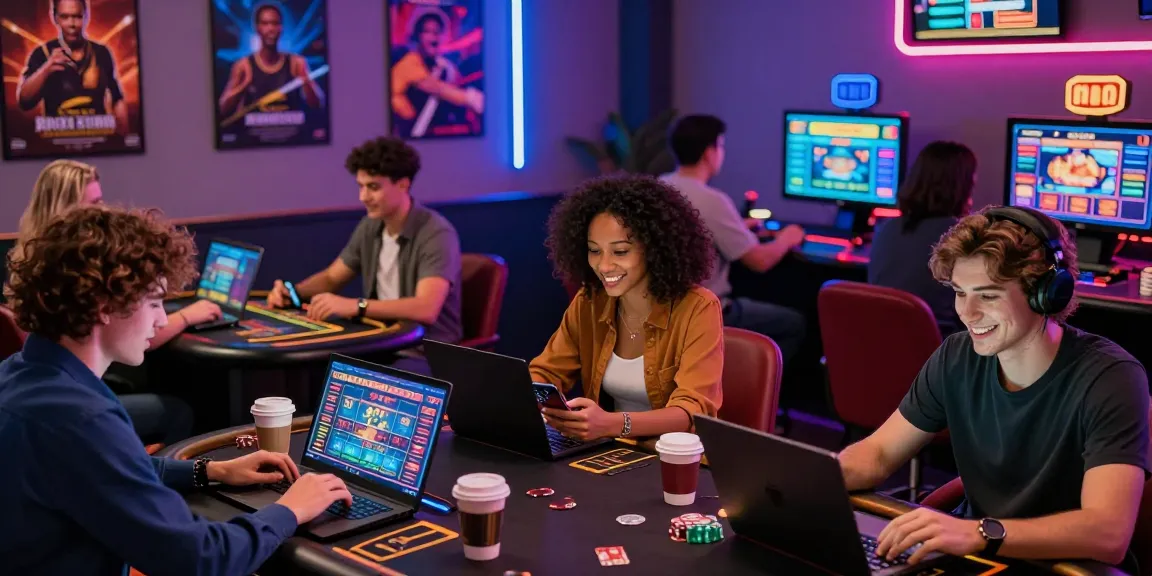 Engaged players exploring credit card casinos at https://brcs.co.uk/ showcasing vibrant and exciting gaming experiences.