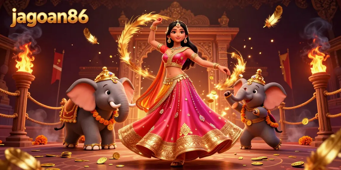 Experience thrilling gameplay with jagoan86 and vibrant Asian-inspired casino characters.