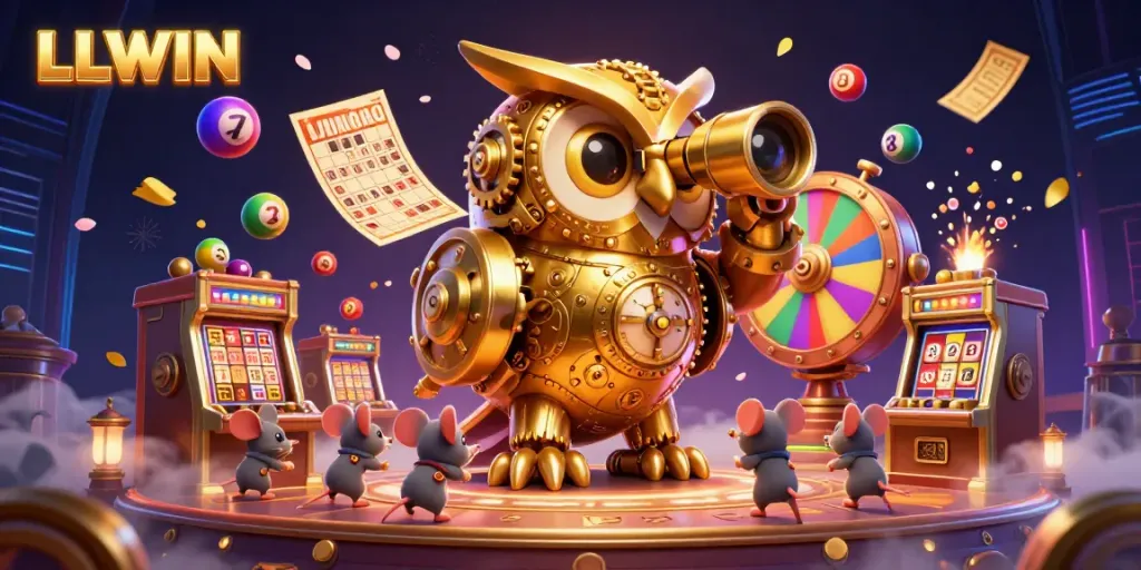 Experience exciting gameplay at LLWIN with vibrant casino elements and dynamic characters