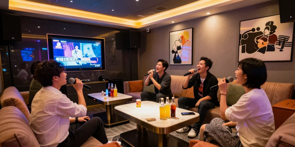 강남 달토 가라오케 내부에서 즐거운 시간 보내는 손님들 모습