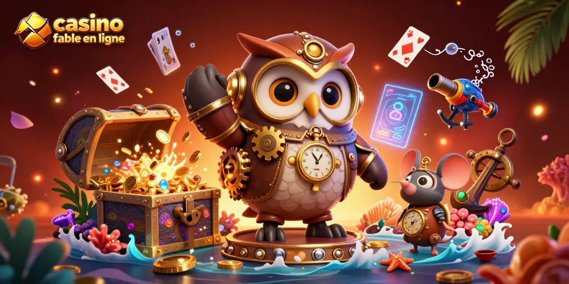 Plongez dans le monde d'un casino fiable en ligne avec une illustration 3D captivante.
