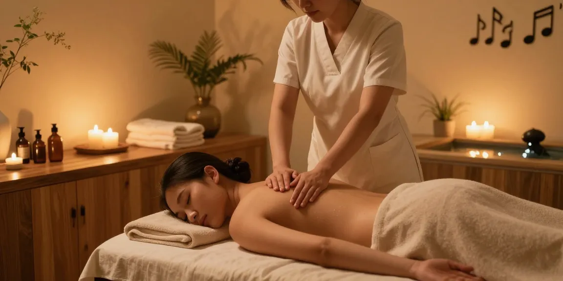 서울출장안마 experience in a tranquil spa with a professional therapist providing relaxation.