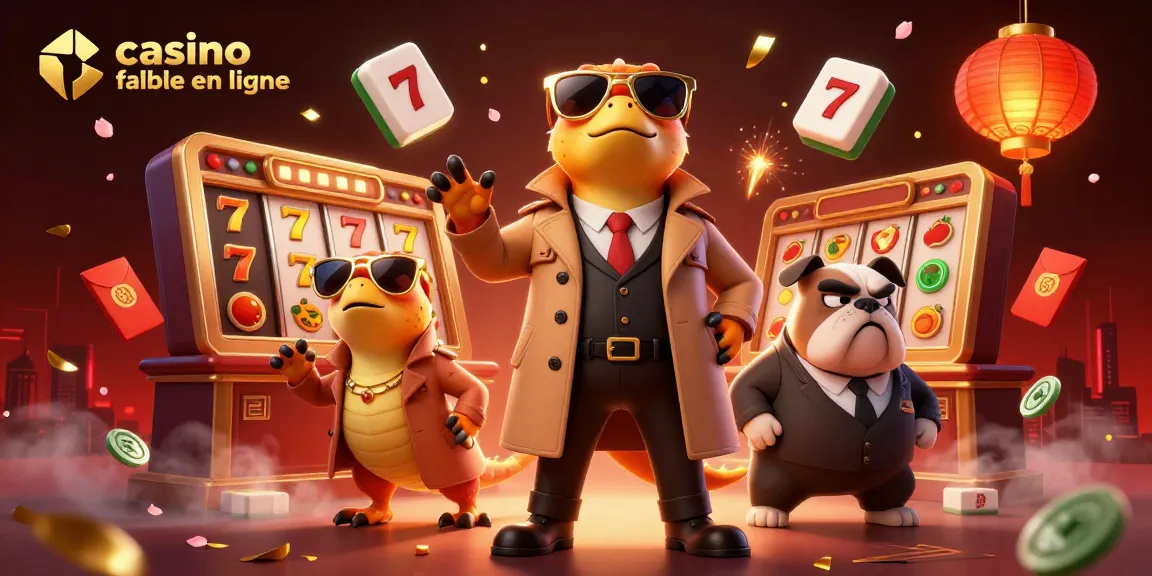Profitez de l'expérience d'un casino fiable en ligne avec des personnages captivants dans un casino vibrant.