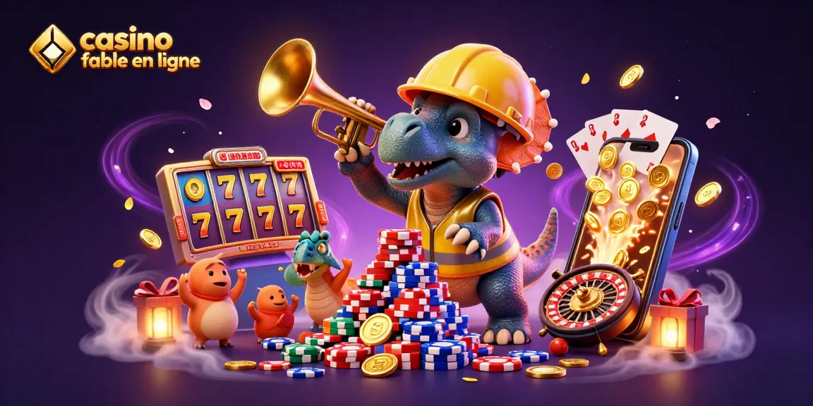 Construisez des piles de jetons dans un casino en ligne fiable avec un tricératops et des jeux flamboiants.