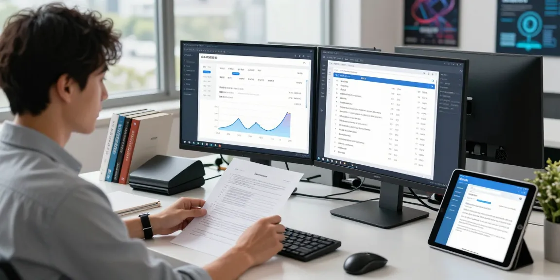 Detect PDF fraud through advanced AI technology in a professional workspace.