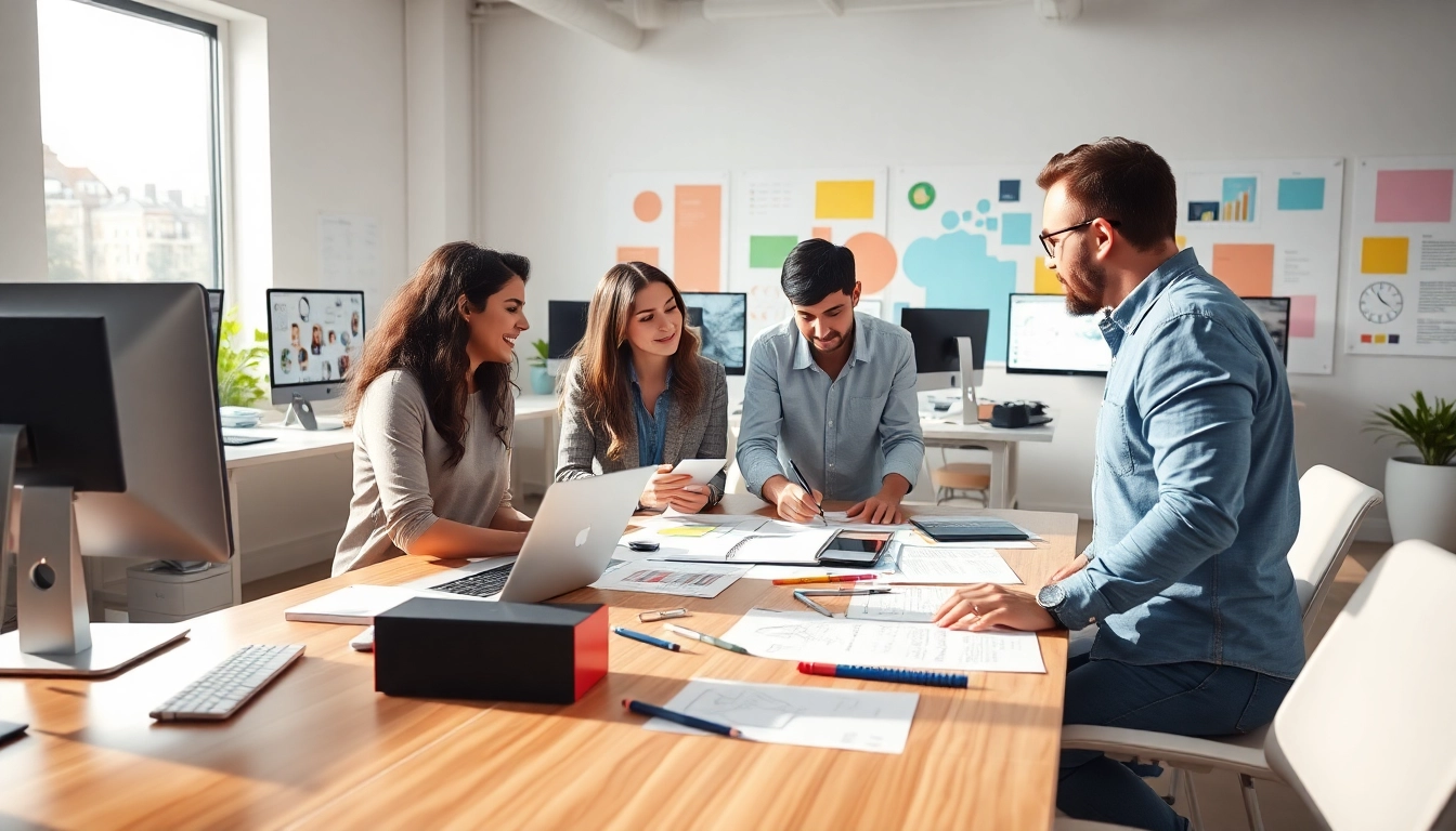 Showcasing web designers at work, highlighting https://bestdesignersintheworld.com/ and their creative collaboration.