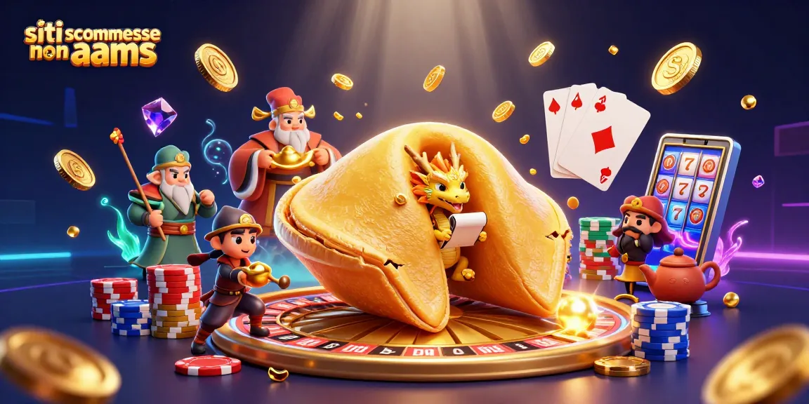 Gioca su siti scommesse non AAMS con avvincenti personaggi illustrati e elementi di casinò