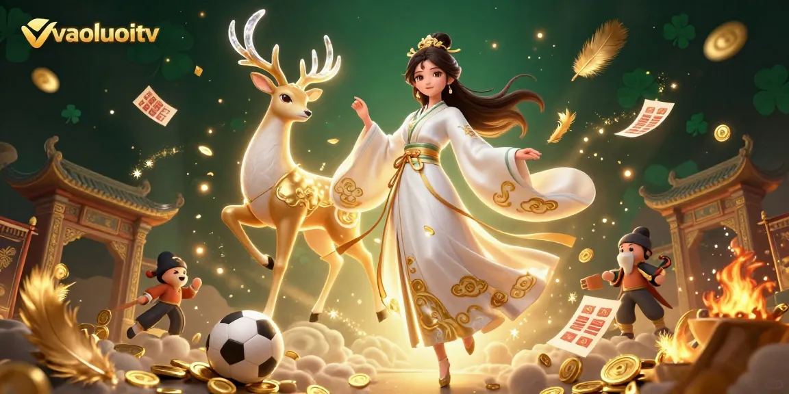 Experience thrilling sports betting action on vaoluoitv featuring dynamic characters and vibrant elements.