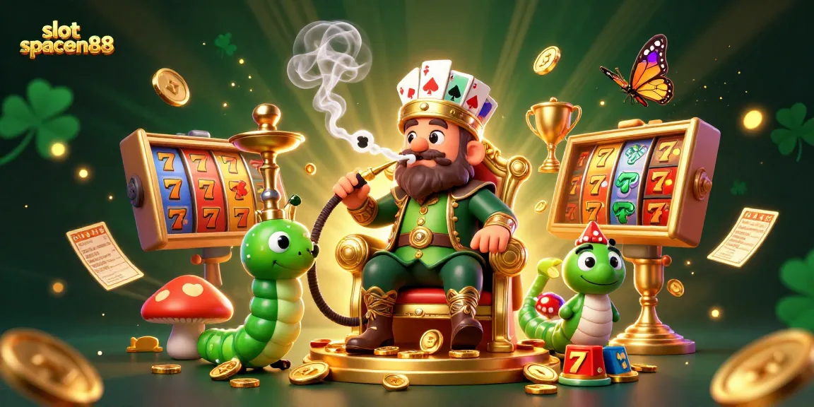 Experience excitement with slot spaceman88 featuring dynamic characters and slot elements in a vibrant scene.