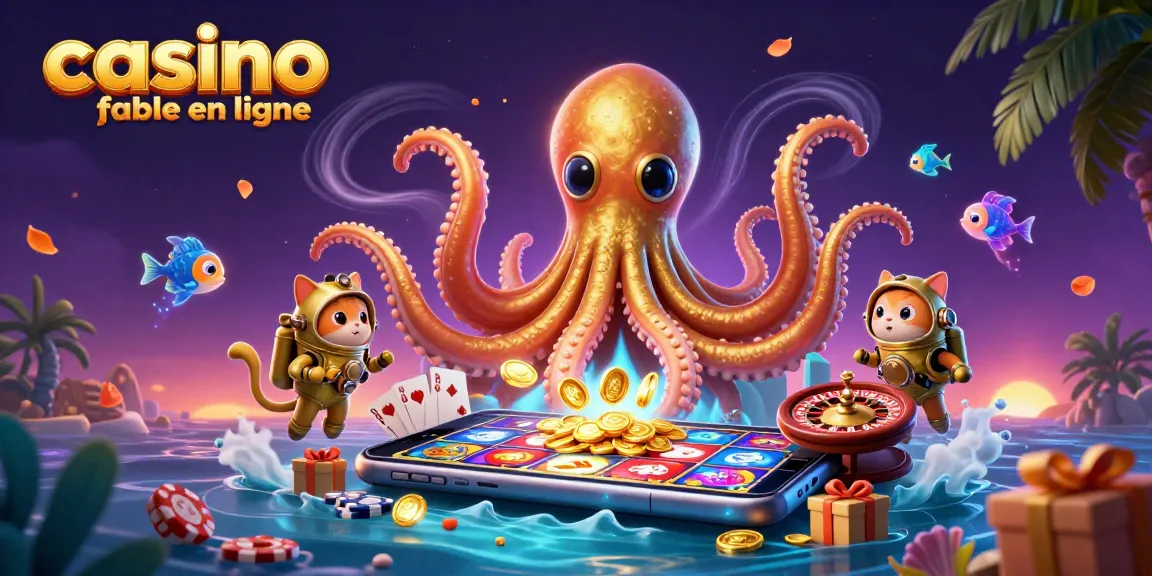 Jouer dans un casino fiable en ligne procure des gains avec un kraken et un chat plongeur.