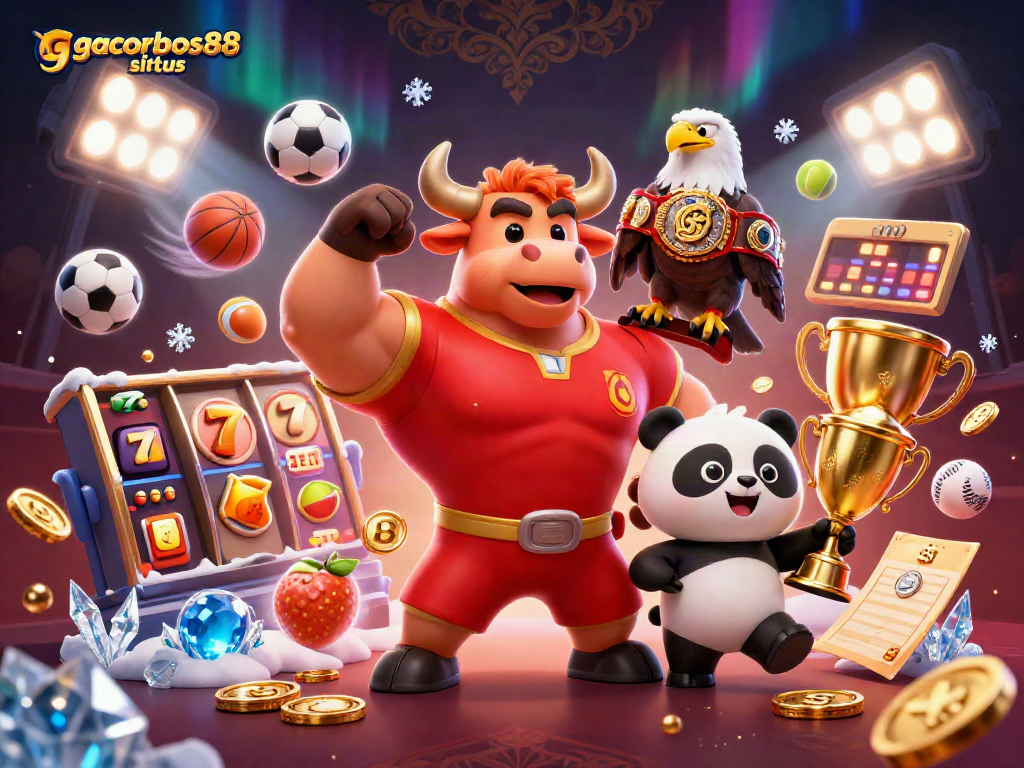 Experience the thrilling gacorbos88 situs with vibrant characters and dynamic gambling elements.