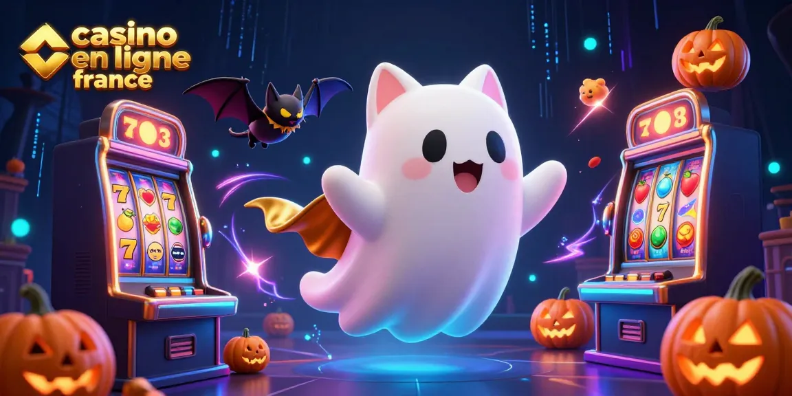 Jeux en ligne passionnants et fantomatiques au casino en ligne France avec des jack-o-lanterns animés.