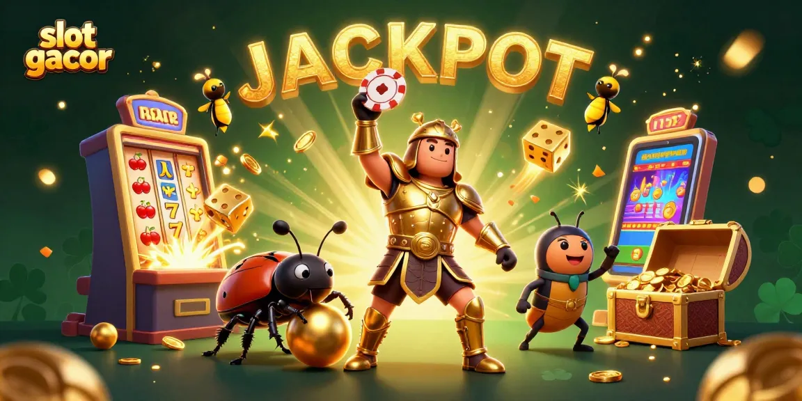 Mendapatkan slot gacor dengan ilustrasi detail 3D karakter lucu dan elemen kasino yang cerah