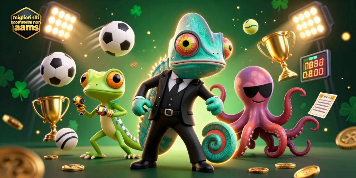 Migliori siti scommesse non AAMS: scena dinamica con agenti e elementi di scommesse sportive