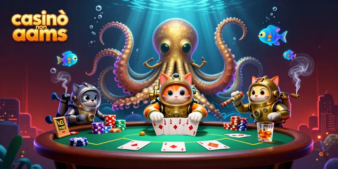 Gioca nei casinò non AAMS con un kraken, un gatto subacqueo e pesci luminosi.