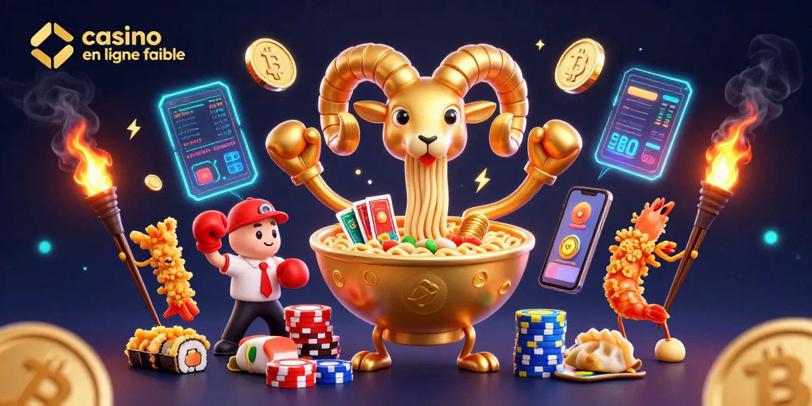 Jouer au casino en ligne fiable avec une scène animée de personnages 3D et éléments de jeux de casino.