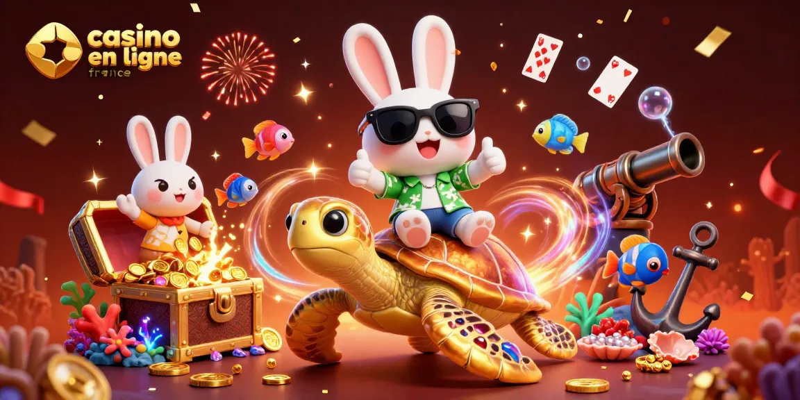 Jouez avec le meilleur casino en ligne France grâce à une scène dynamique pleine de joie et de trésors.