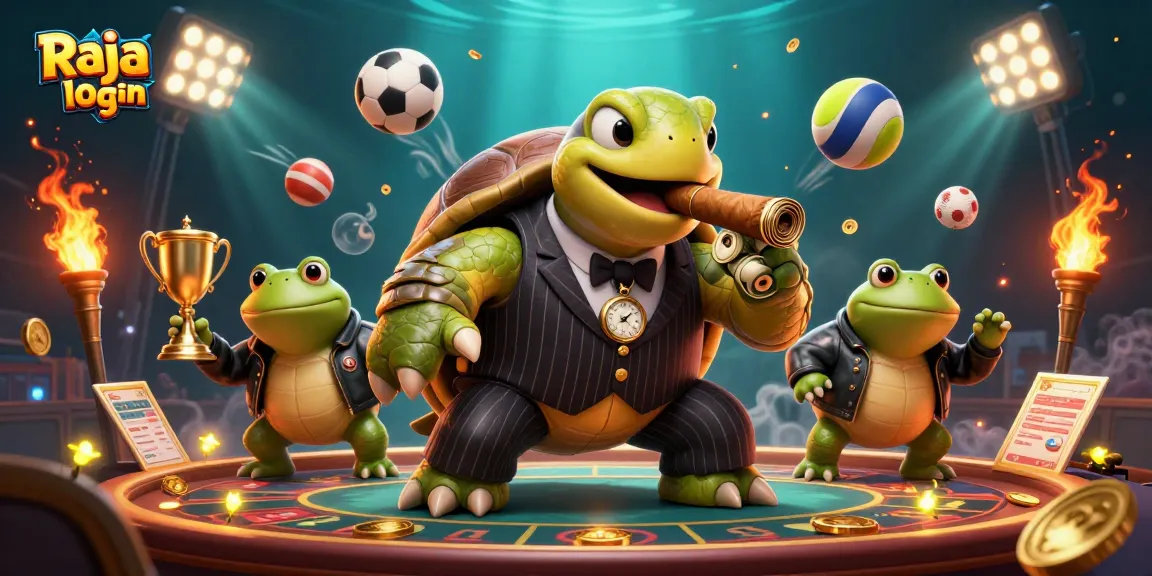 Experience Raja game login with dynamic games and vibrant casino elements in this captivating scene.