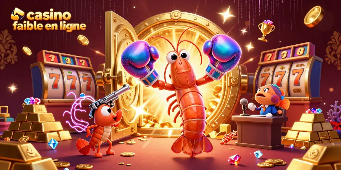 Découvrez une scène captivante du casino fiable en ligne, mettant en avant des personnages marins dans une ambiance de richesse.