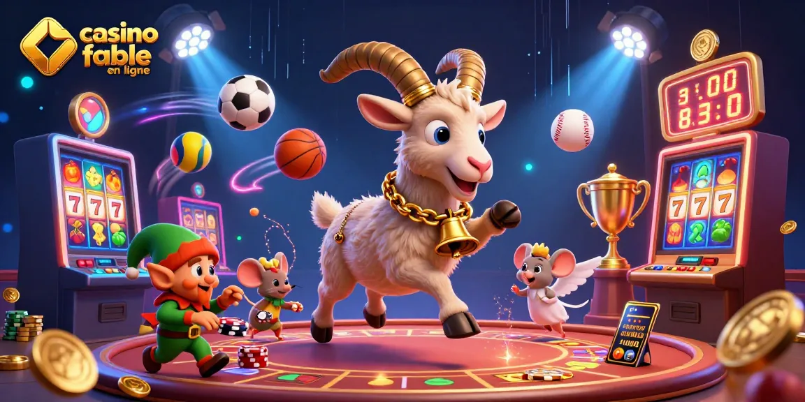 Plongez dans l'univers du casino fiable en ligne avec des personnages 3D colorés dans une scène dynamique.