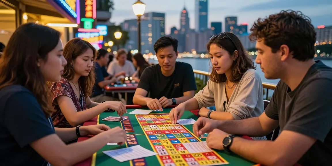 Ruang diskusi syair menang dengan pemain togel berbagi strategi di malam hari.