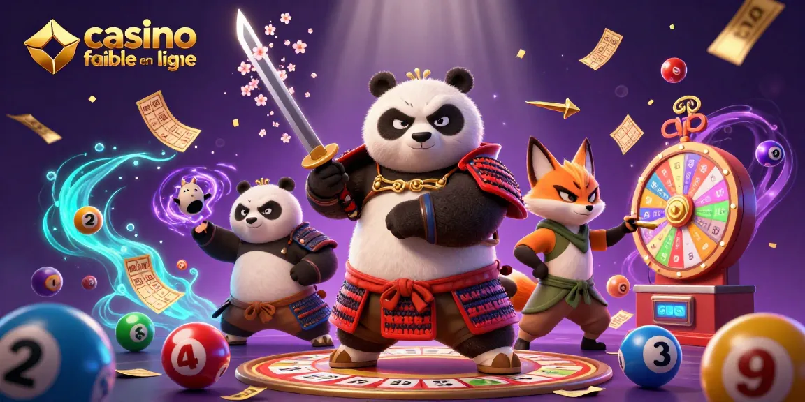 Jouez à un casino fiable en ligne avec des personnages dynamiques et des éléments de jeu colorés.