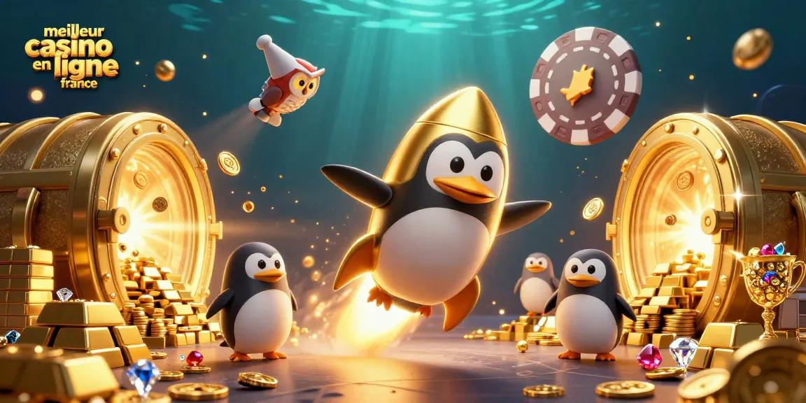 Plongez dans le meilleur casino en ligne France avec une illustration captivante animée.