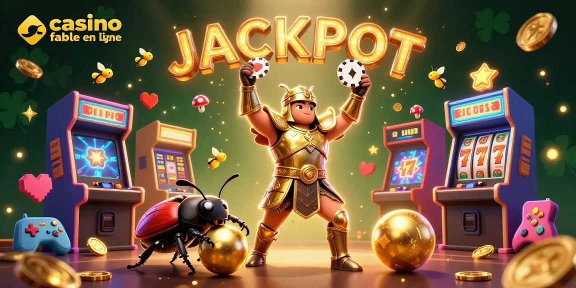 Le casino fiable en ligne avec un scarabée hercules héroïque et un éclat de jackpot amusant