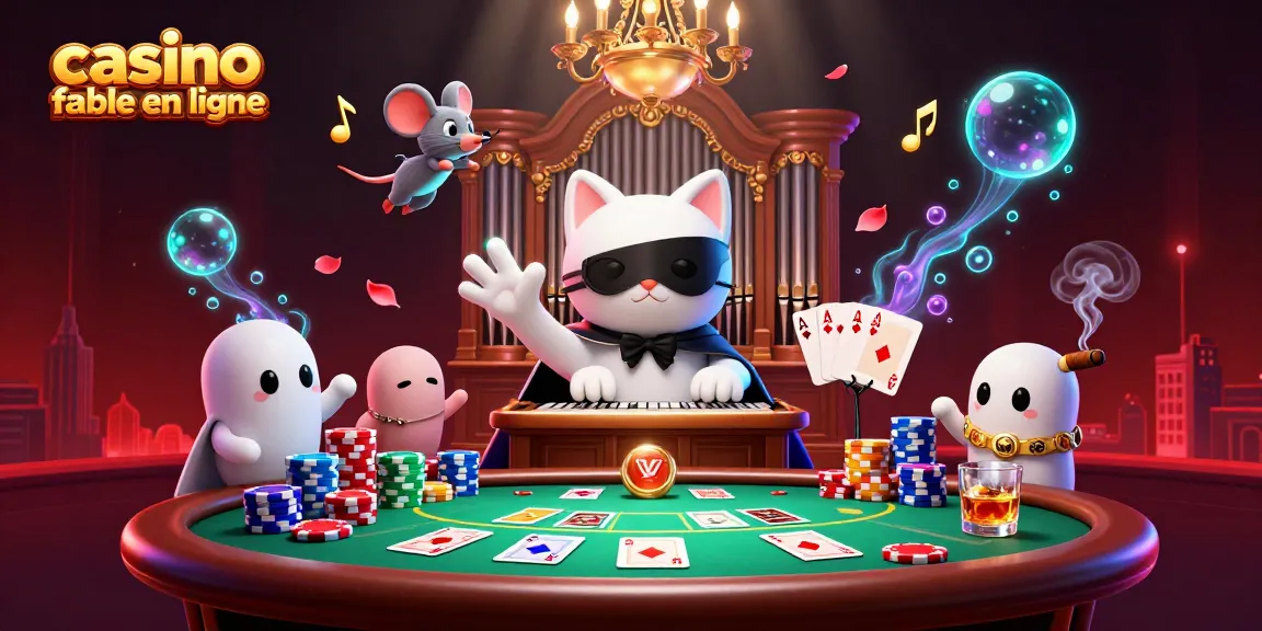 Jouez au casino fiable en ligne avec des acrobaties musicales et des jetons de poker colorés