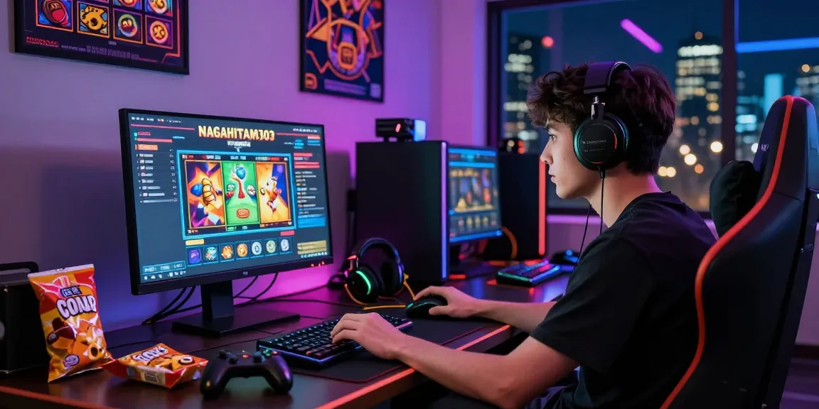 Pengalaman bermain Nagahitam303 daftar RTP slot online dengan lingkungan gaming modern dan atmosfer yang ceria.