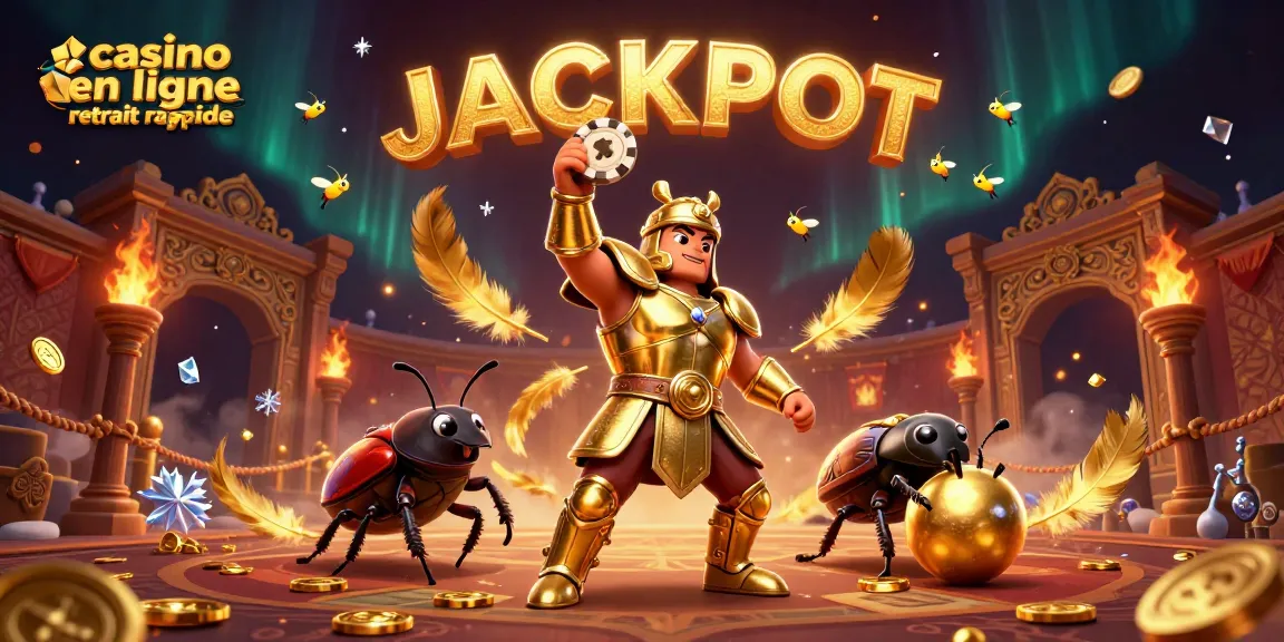 Vivez l'excitation du casino en ligne retrait rapide avec une illustration dynamique de personnages uniques.